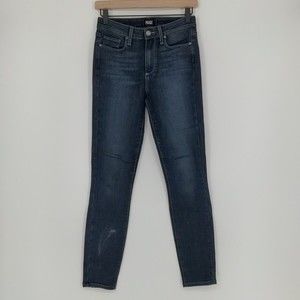 Paige Hoxton Ankle Dark Wash Skinny‎ Jean Size 26